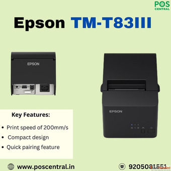 How Can the Epson TMT83III POS Printer Improve Your Business Efficiency