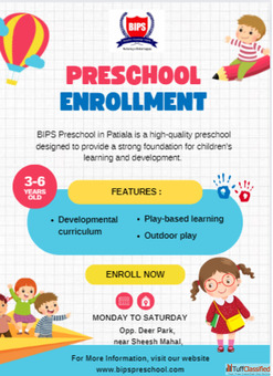 Renowned play way school in Patiala Admission Open Enroll now