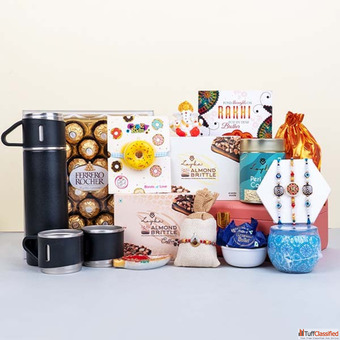 Order Flavourful Health Baskets for Raksha Bandhan from Rakhi Bazaar