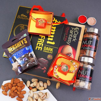 Order Flavourful Health Baskets for Raksha Bandhan from Rakhi Bazaar