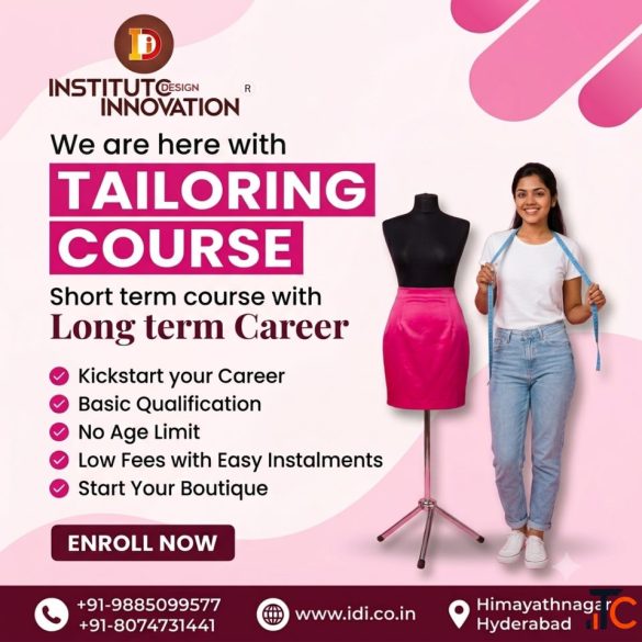 Tailoring Course in Himayatnagar Hyderabad - Fees Classes