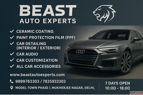 Best Car Paint Protection Film Shop in Model Town Delhi BEAST AUTO EXPERTS