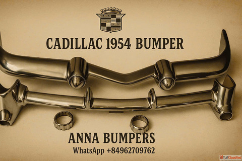 Cadillac 1954 Bumper complete set front bumper and rear bumper