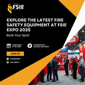 Explore the Latest Fire Safety Equipment at FSIE Expo 2025 - Book Your Spot