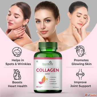Collagen Booster Capsules for Glowing Skin Hair