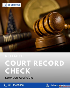 Reliable Court Record Check Services Available