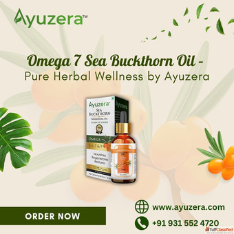 Omega 7 Sea Buckthorn Oil - Pure Herbal Wellness by Ayuzera