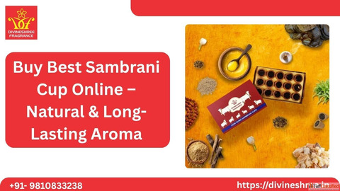 Buy Best Sambrani Cup Online-Natural Long-Lasting Aroma