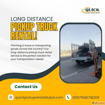 Long Distance Pickup Truck Rental