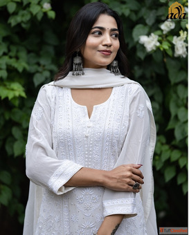 Buy Authentic Lucknowi Chikankari Kurta Online Shopping at Best Price in India