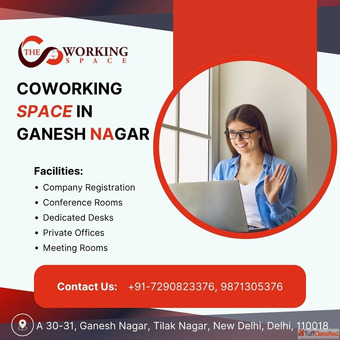 Best Coworking Space in Ganesh Nagar With Prices Starting at Just 3000
