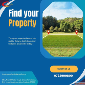 Plot in Taramandal Gorakhpur for Sale - Mani Shanti Infracity Trusted Option
