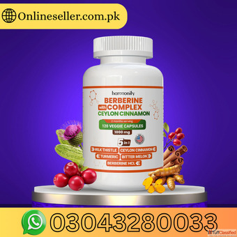 Harmonify Berberine With Ceylon Cinnamon Capsules In Pakistan - 03043280033