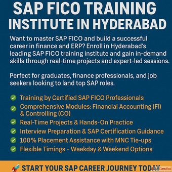 Best SAP FICO Training Institute in Hyderabad