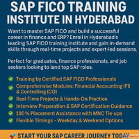 Best SAP FICO Training Institute in Hyderabad