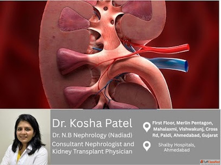 Get advanced kidney care in Ahmedabad with Dr. Kosha Patel.