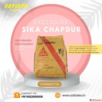 Satiate's Non Metallic Floor Hardener Sika Chapdur for Dust-Free Durable Floors