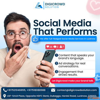 Top Social Media Marketing Company in Lucknow - Digicrowd Solution