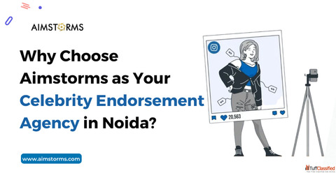 Top Celebrity Endorsement Agency in Noida - Aimstorms