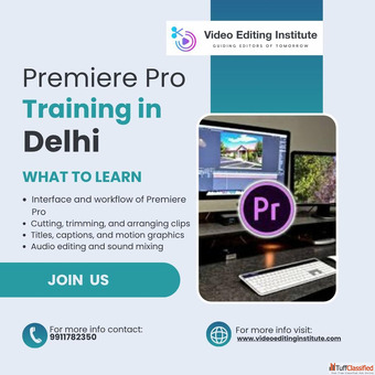 Premiere Pro Training in Delhi