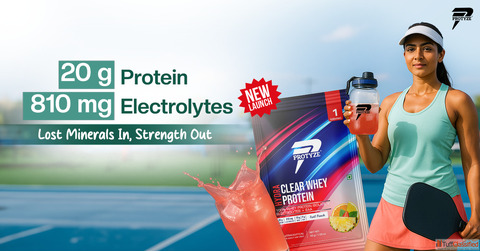 Best Protein Electrolyte Drink For Hydration in India Protyze