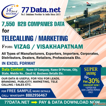 Download the List of Companies in Vizag Visakhapatnam 77Data