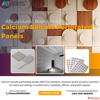 Calcium Silicate Perforated Panels - Durable Acoustic Solutions