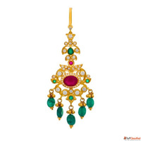 Pure Gold Maang Tikka Designs Dazzling Collection at CMR Jew...