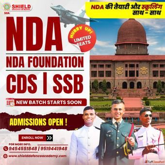 NDA foundation Course In Lucknow at Shield Defence Academy