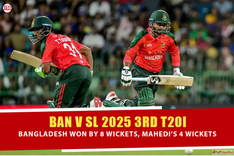 Bangladesh Crush Sri Lanka by 8 Wickets