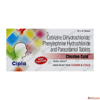 CHESTON COLD TABLET Uses Price Side Effects Generic Alternat...