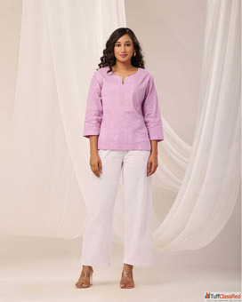 Cotton Short Tops For Ladies Swaach