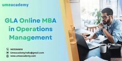 GLA University Online MBA in Operation Management