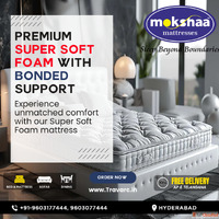 Super Soft Bonded Foam Mattress - Mokshaa Mattress