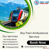 Now book the Sky Train Ambulance service for safe transporta...