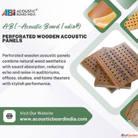 Perforated Wooden Acoustic Panels Sound Absorption Solutions