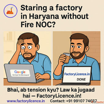 Fire NOC Factory Licence Made Easy in Haryana Apply Online Now