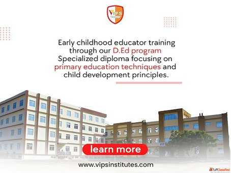 Enroll in D.Ed at VIPS - Shape Young Minds