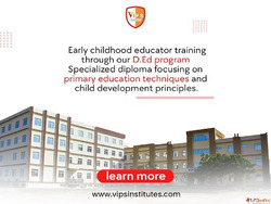 Enroll in D.Ed at VIPS - Shape Young Minds