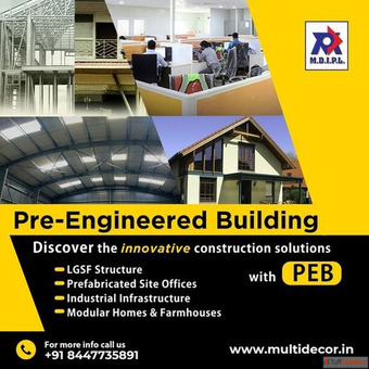 Durable PEB Building Construction Solutions by Multi Decor India - Contact Us Today