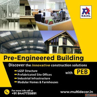 Durable PEB Building Construction Solutions by Multi Decor I...
