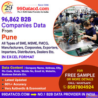 Top Verified Pune Company List in Excel Format