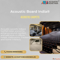 Acoustic Carpets - Premium Sound Absorption Noise Reduction