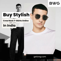 Buy Stylish Crew Neck T-Shirts Online in India