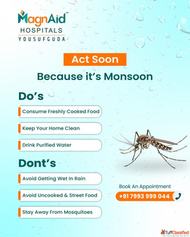 Monsoon Health Tips by MagnAid Hospitals - Yousufguda