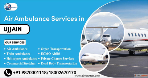 Ujjain ICU Air Ambulance 247 Critical Care in the Sky