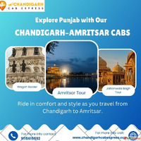 Taxi from Chandigarh to Amritsar ChandigarhCabExpress