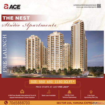 ACE The Nest Premium Studio Apartments On Noida Expressway