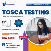 Tosca Testing Online Training New Batch on July 21st