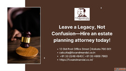 Leave a Legacy Not ConfusionHire an estate planning attorney...